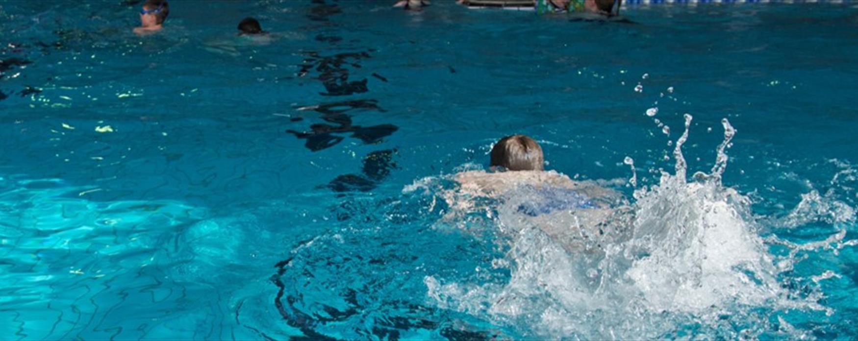 Swimming at Blackwater Leisure Centre
