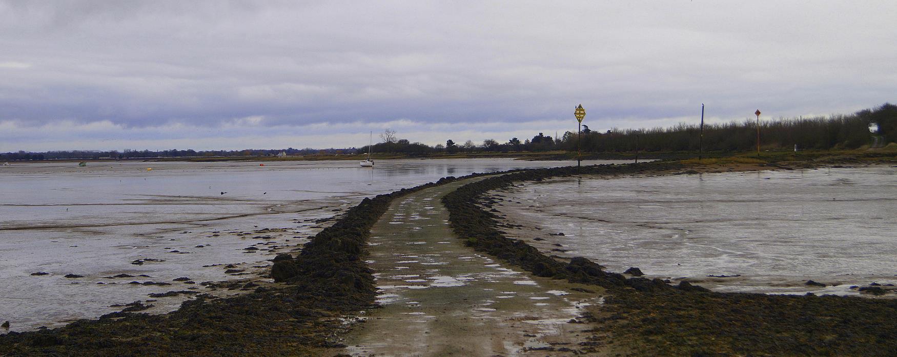 Causeway to Northey Island, the site of the Battle of Maldon
