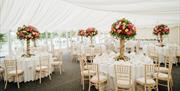 Marquee at High House Weddings