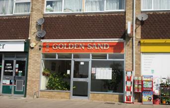 Outside of Golden Sand Chinese restaurant