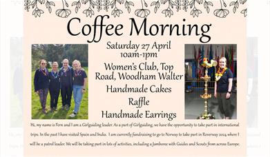 Coffee morning poster