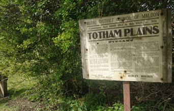 Totham Plains sign