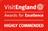 VisitEngland Award For Excellence Highly Commended