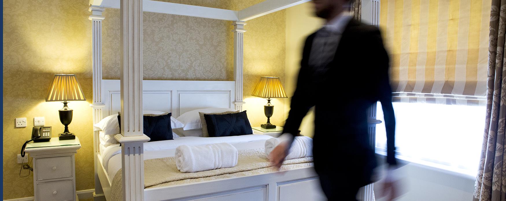 Hotel bedroom internal