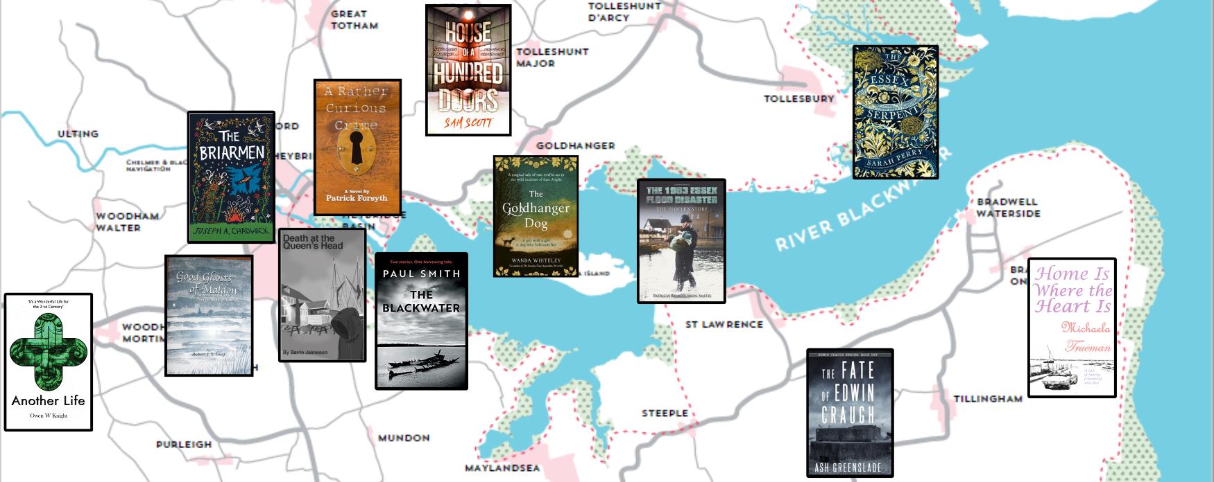 Map of the Maldon District showing where various books are set