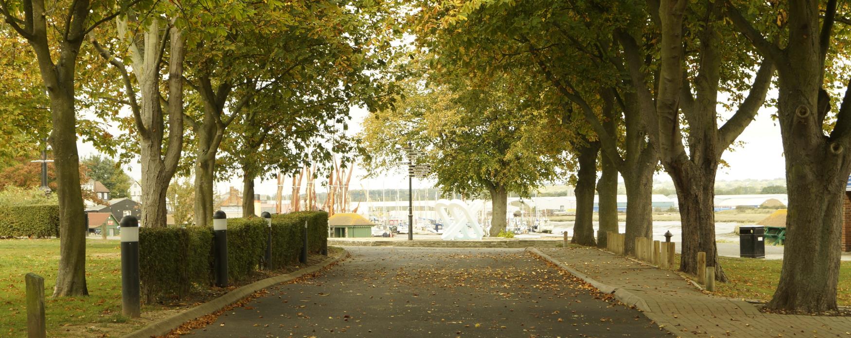 Promenade Park in the autumn