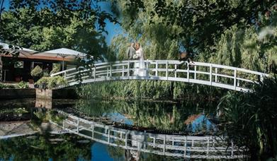 Monet-style bridge