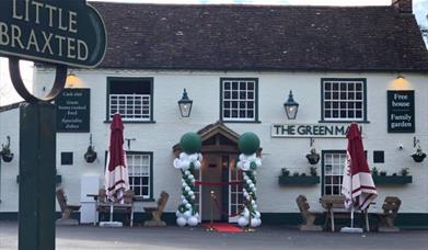 the green man pub exterior 