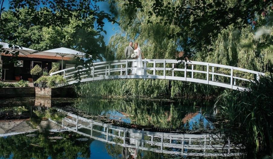 Monet-style bridge