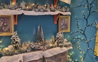 Narnia theme at Vintage Rose tea room