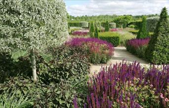 Courtyard Gardens at RHS Hyde Hall, Essex