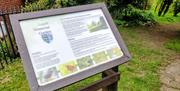 Leech Memorial Garden Sign (Maldon Town Council)