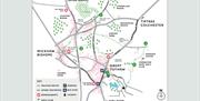 Map of Shut Heath Wood & Great Totham walking route