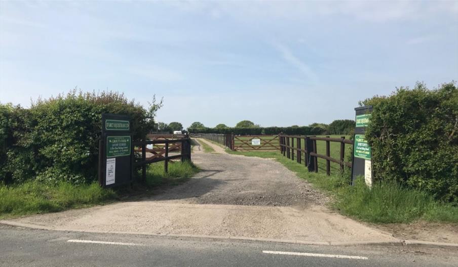 D'Arcy Equestrian Camping and Caravanning Club site entrance