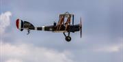 BE2 flying