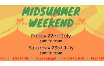 Poster for Midsummer Weekend event