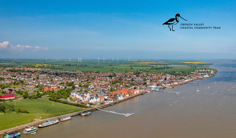Aerial view of Burnham-on-Crouch