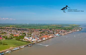 Aerial view of Burnham-on-Crouch