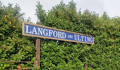Langford & Ulting Train Station Sign