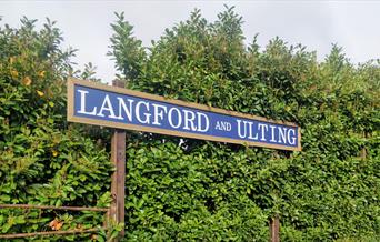 Langford & Ulting Train Station Sign