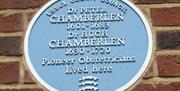 Blue Plaque to Dr Peter Chamberlen and his son Dr Hugh Chamberlen