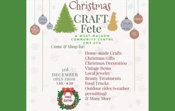 craft fete poster