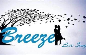 Breeze Love Songs logo of couple under tree in the wind
