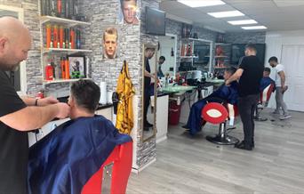 Inside Burnham Turkish Barbers
