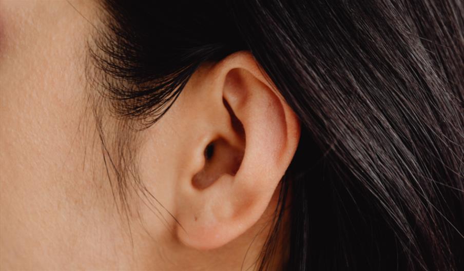 Close up of human ear