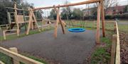 Basket swing at Great Braxted playground