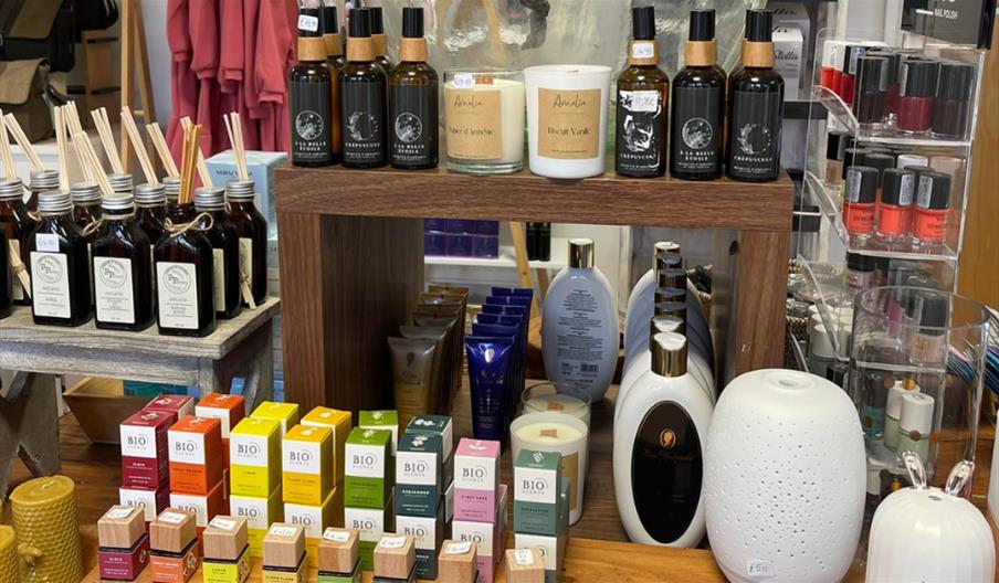 Selection of beauty products at Joko Make Up