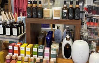 Selection of beauty products at Joko Make Up