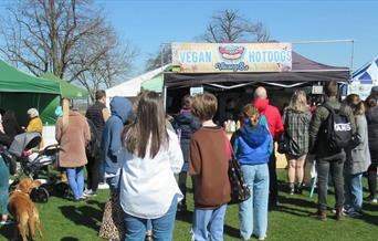 Vegan Hot Dog stall in Maldon