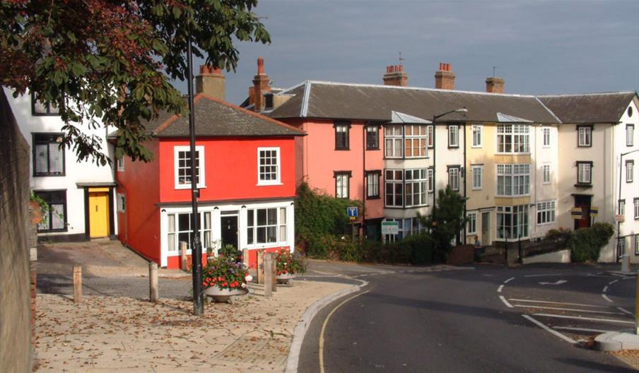 Market Hill with old Workhouse on the right