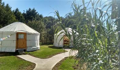 Yurts at Othona