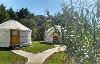 Yurts at Othona