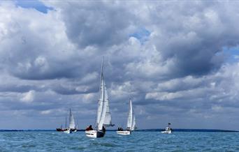 Sailing boats on the Blackwater Estuary