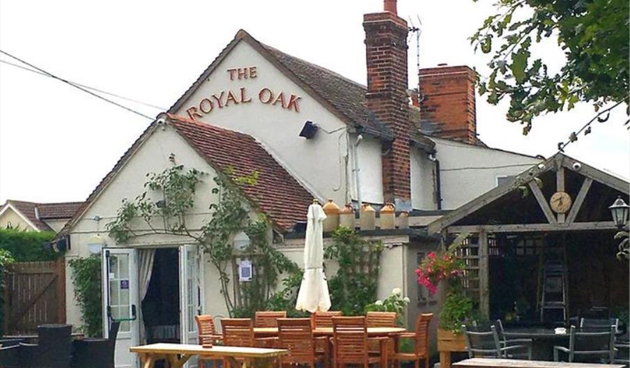 The Royal Oak beer garden