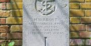 Commonwealth War Grave of Petty Officer H W Frost, in Tollesbury