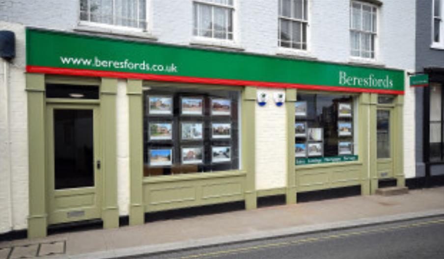 Outside of Beresfords estate agents