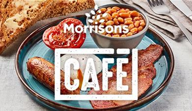 Cooked breakfast at Morrisons Cafe