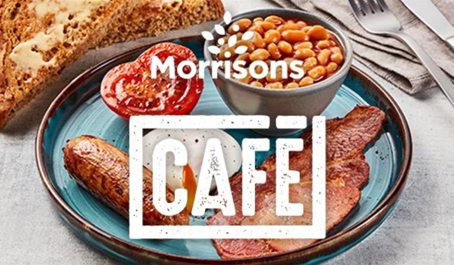 Cooked breakfast at Morrisons Cafe