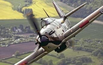 A Hawker Hurricane fighter plane