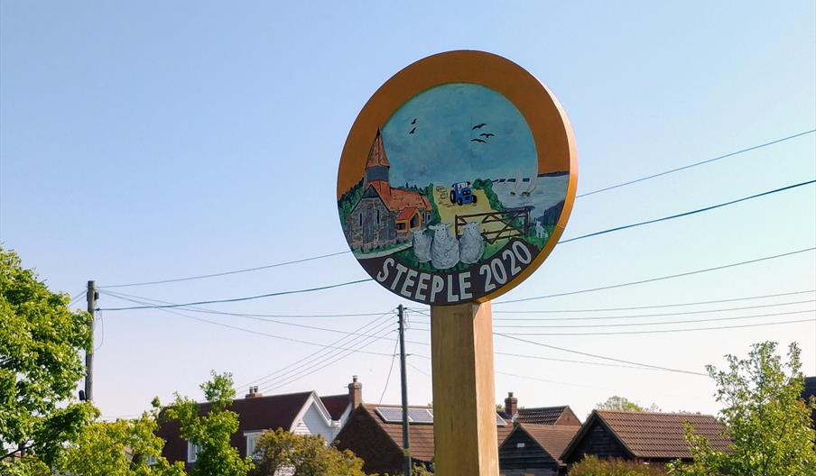 Steeple Village Sign